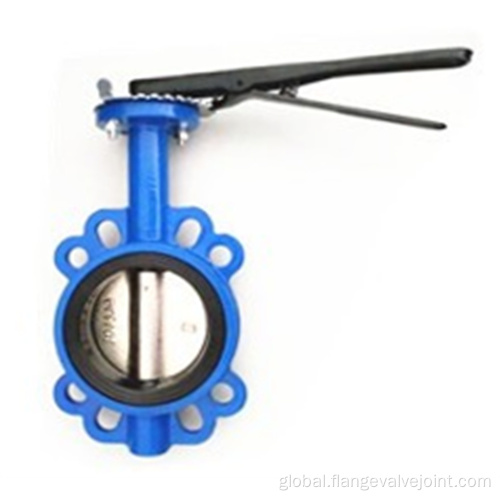 Double Disc Wafer Check Valve cast iron wafer type butterfly valve/with pin Supplier